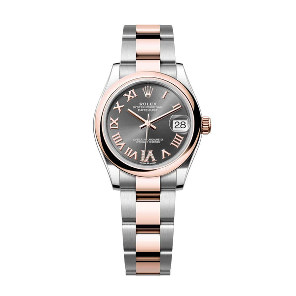 Rolex Datejust 31 278241-0029 Slate Diamond Dial Everose Rolesor Oyster Bracelet Watch