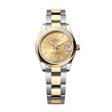 Rolex Datejust 31 278243-0013 Champagne Dial Yellow Rolesor Oyster Bracelet Watch