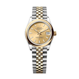 Rolex Datejust 31 Reference 278243-0014 Champagne Dial Yellow Rolesor Jubilee Watch