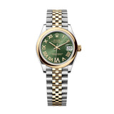 Rolex Datejust 31 278243-0016 Olive Green Diamond Dial Yellow Rolesor Jubilee Watch