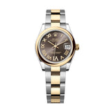 Rolex Datejust 31 Reference 278243-0017 Dark Grey Diamond Dial Yellow Rolesor Oyster Watch
