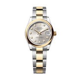 Rolex Datejust 31 278243-0019 Silver Diamond Dial Yellow Rolesor Oyster Watch