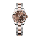 Rolex Datejust 31 278271-0003 Chocolate Diamond Dial Fluted Bezel Oyster Bracelet Watch