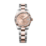 Rolex Datejust 31 278271-0005 Rosé Dial Fluted Bezel Oyster Bracelet Watch