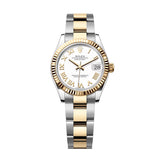 Rolex Datejust 31 278273-0001 White Roman Numeral Dial Yellow Rolesor Oyster Watch