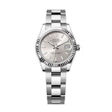 Rolex Datejust 31 278274-0011 Silver Dial Fluted Bezel Oyster Bracelet White Rolesor