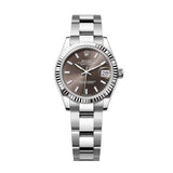 Rolex Datejust 31 Ref. 278274-0015 Dark Grey Dial White Rolesor Oyster Bracelet