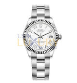 Rolex Datejust 31 278274-0009 White Dial Fluted Bezel Oyster Bracelet White Rolesor Watch