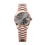 Rolex Datejust 31 Reference 278275-0027 Slate Dial Fluted Bezel President Bracelet