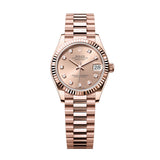 Rolex Datejust 278275-0031 Rosé Dial 31mm Everose Gold President Bracelet