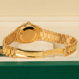 Rolex Datejust 31 278278-0030 Olive Green Diamond Dial Yellow Gold President Bracelet