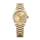 Rolex Datejust 31 278288RBR-0005 Champagne Diamond Dial President Bracelet Watch