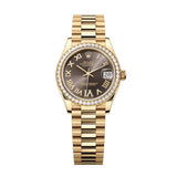 Rolex Datejust 31 278288RBR-0026 Dark Grey Diamond Dial President Bracelet Watch
