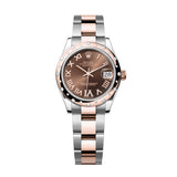 Rolex Datejust 31 278341RBR-0003 Chocolate Diamond Dial Oyster Bracelet