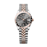 Rolex Datejust 31 278341RBR-0018 Slate Dial Diamond Bezel Jubilee Bracelet
