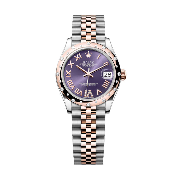 Rolex Datejust 31 278341RBR-0020 Aubergine Diamond Dial Jubilee Bracelet