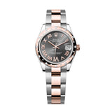 Rolex Datejust 31 278341RBR-0029 Slate Diamond Dial Oyster Bracelet Everose Rolesor