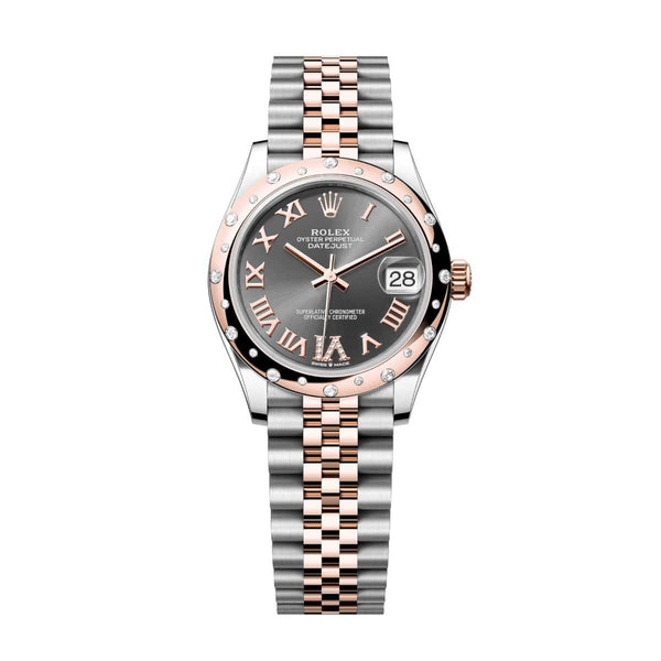 Rolex Datejust 31 278341RBR-0030 Slate Diamond Dial Jubilee Bracelet