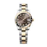 Rolex Datejust 31 278343RBR-0021 Dark Grey Diamond Dial Yellow Rolesor Oyster Watch