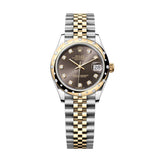 Rolex Datejust 31 278343RBR-0022 Dark Grey Diamond Dial Yellow Rolesor Jubilee