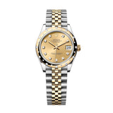 Rolex Datejust 31 278343RBR-0026 Champagne Diamond Dial Yellow Rolesor Jubilee Watch