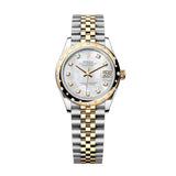 Rolex Datejust 31 278343RBR-0028 White Mother-of-Pearl Diamond Dial Yellow Rolesor Jubilee