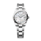 Rolex Datejust 31 278344RBR-0005 White Mother-of-Pearl Diamond Dial Oyster Watch