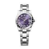 Rolex Datejust 31 278344RBR-0027 Aubergine Diamond Dial White Rolesor Jubilee Bracelet