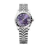 Rolex Datejust 31 278344RBR-0028 Aubergine Diamond Dial Domed Diamond Bezel Jubilee Watch