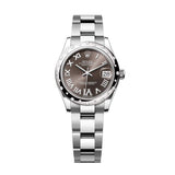 Rolex Datejust 31 278344RBR-0029 Dark Grey Diamond Dial White Rolesor Oyster Watch