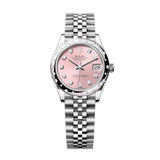 Rolex Datejust 31 278344RBR-0034 Pink Diamond Dial Domed Diamond Bezel Jubilee Watch