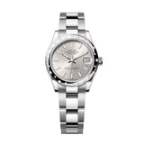 Rolex Datejust 31 278344RBR-0013 Silver Dial Diamond Bezel White Rolesor Oyster Watch
