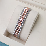 Rolex Lady-Datejust 279381RBR-0021 28mm White Roman Dial Everose Rolesor Jubilee