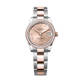 Rolex Datejust 31 278381RBR-0001 Rosé Dial Diamond Bezel Everose Rolesor 31mm