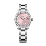 Rolex Datejust 31 278384RBR-0027 Pink Diamond Dial Oyster Bracelet Watch