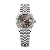 Rolex Datejust 31 278384RBR-0032 Dark Grey Diamond Dial Jubilee Watch