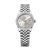 Rolex Datejust 31 278384RBR-0034 Silver Diamond Dial Jubilee Watch