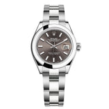 Rolex Lady-Datejust 279160-0010 28mm Dark Grey Dial Oystersteel Oyster Bracelet