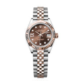 Rolex Lady-Datejust 279171-0003 28mm Chocolate Diamond Dial Everose Rolesor Jubilee