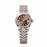Rolex Lady-Datejust 279171-0017 28mm Chocolate Dial Jubilee Everose Rolesor
