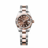 Rolex Lady-Datejust 279171-0018 28mm Chocolate Dial Everose Rolesor Oyster Bracelet