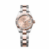 Rolex Lady-Datejust 279171-0023 28mm Sundust Dial Everose Rolesor Oyster Bracelet
