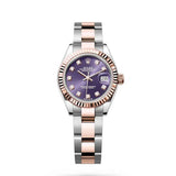 Rolex Lady-Datejust 279171-0016 28mm Aubergine Diamond Dial Everose Rolesor Oyster Bracelet