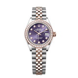 Rolex Lady-Datejust 279381RBR-0015 28mm Aubergine Diamond Dial Jubilee Watch