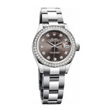 Rolex Lady-Datejust 279384RBR-0018 Dark Grey Diamond Dial 28mm Oyster