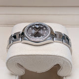 Rolex Lady-Datejust 279384RBR-0018 Dark Grey Diamond Dial 28mm Oyster