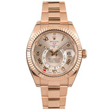 Rolex Sky-Dweller 326935-0004 42mm Everose Gold Sundust Roman Dial
