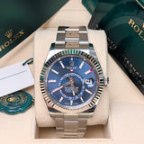 Rolex Sky-Dweller 336934-0005 Blue Dial Oyster Bracelet 42mm