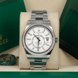 Rolex Sky-Dweller 336934-0003 White Dial Oystersteel and White Gold 42mm Oyster Bracelet