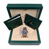 Rolex Sky-Dweller 336935-0001 42mm 18k Everose Gold Blue-Green Dial